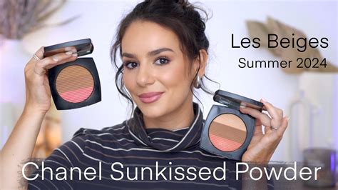 chanel sunkissed powder|les beiges sun kissed powder.